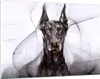 Bilder auf glas - Hund Abstraktion - 120x80cm - Glasbilder Produktbild-Vorschau 1