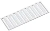 WAGO 209-503 - Anschlussblockmarker - Weiß - 5 mm - 7,8 g Produktbild-Vorschau 1