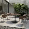Outsunny tuinstoelen, set van 4, ergonomisch ontwerp, Productafbeelding-voorbeeld 2