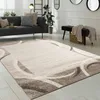 Paco Home Wohnzimmer Teppich Bordüre Kurzflor Meliert Produktbild-Vorschau 1