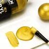 LM-Kreativ Metallika Acryl-Effektfarbe 500 ml, Gold – Produktbild-Vorschau 3