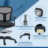 Kancelářská židle Vinsetto, ergonomická kreslící židle, Náhled obrázku produktu 7