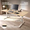 AREBOS Elektrisch höhenverstellbarer Schreibtisch 180x80 cm Produktbild-Vorschau 3