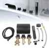 A product image showing a bathtub faucet set and its components. Produktbild-Vorschau