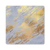 MuchoWow® Mauspad Mousepad Marmor - Gold - Muster 30x30 cm Produktbild-Vorschau 1
