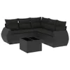 The Living Store 6-tlg. Garten-Sofagarnitur mit Kissen Produktbild-Vorschau 3