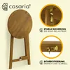 CASARIA® Stehtisch 2er Set Holz Klappbar 110cm Hoch 80 cm Produktbild-Vorschau 5