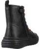 Geox J Phaolae, stivali da bambina con lacci, colore nero, Anteprima dell’immagine prodotto 3