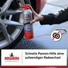 A person is using a can of tire sealant on a car wheel. Náhled obrázku produktu