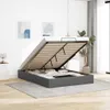 vidaXL Ottoman-Bett ohne Matratze Dunkelgrau 140x190 cm Produktbild-Vorschau 2