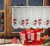 Scheibengardine Schneemann HxB 50x140cm Winter Schnee Produktbild-Vorschau 3