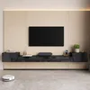 Merax TV-meubel, wandmontage, met glanzende deuren, TV-kast Productafbeelding-voorbeeld 4