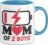 Mom Of 2 Boys Tasse Geschenk 2 Söhne Geschenkidee Mutter Produktbild-Vorschau 1