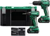 HIKOKI 18V Set Bohrmaschine DS18DD + Schrauber WH18DD + 2 Produktbild-Vorschau 1