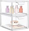 Organizer 2er Set Stapelbare Acryl Make-up Organizer mit Produktbild-Vorschau 1