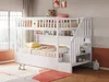 Letto in legno Sweiko 90x200CM, sottopiano idraulico, scala Anteprima dell’immagine prodotto 15