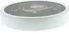 A close-up, angled view of a wall clock. Produktbild-Vorschau