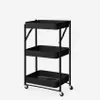 Carrello da portata pieghevole Carrello da cucina a 3 Anteprima dell’immagine prodotto 3