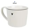 Clayre & Eef Tasse 275 ml Weiß Keramik Herz Produktbild-Vorschau 2