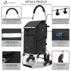 VOUNOT® Carrello spesa in alluminio montascale, carrello Anteprima dell’immagine prodotto 12