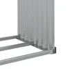 vidaXL Abri pour bois de cheminée Argenté 120x45x140 cm Voir les images du produit 7