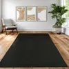 Tapis noir noble moderne velouté doux avec un design Voir les images du produit 1