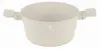 A plain studio shot of a beige pot with two handles. Náhľad obrázku produktu