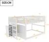okwish Niedriges Etagenbett 140x200cm mit Staufach, Produktbild-Vorschau 7