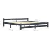 vidaXL Massivholzbett Dunkelgrau Kiefer 200x200 cm -  Produktbild-Vorschau 6