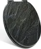 A toilet seat with a slate-like texture, shown from a slightly elevated angle. Produktbild-Vorschau
