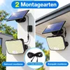 2 projecteurs solaires à 118 LED avec détecteur de Voir les images du produit 3