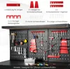 Pracovní stůl COSTWAY s kolíkovou deskou, 121 cm dlouhý Náhled obrázku produktu 8