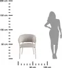 HowHomely Stuhl Elara - Eleganz und Komfort, Cappuccino Produktbild-Vorschau 9