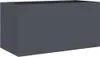 vidaXL Kvetináč antracit 62x30x29 cm oceľ Náhľad obrázku produktu 1