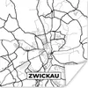 MuchoWow® Poster Stadtplan - Stadtplan von Zwickau - Produktbild-Vorschau 1