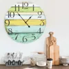 vidaXL Zegar ścienny wielokolorowy 60 cm MDF Podgląd zdjęcia produktu 2