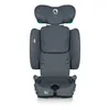 A gray child car seat is shown from the front against a white background. Voir les images du produit