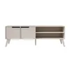TV-Schrank NOREL 160 cm - Modernes Lowboard in Kaschmir mit Produktbild-Vorschau 2