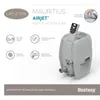 A diagram and product shot of a multi-function pump for a Lay-Z-Spa. Produktbild-Vorschau
