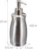 Distributeur de savon Relaxdays, 400 ml, acier inoxydable, Voir les images du produit 4