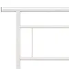 Close-up of a white metal bed frame Produktbild-Vorschau