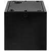 A black cube-shaped outdoor wall light is shown against a white background. Náhľad obrázku produktu