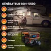 Extralink Générateur Essence GPL Gaz Naturel 5000 W Voir les images du produit 6