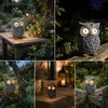 LUMILED Solar Eule LED Gartenfigur Dekorative Solarleuchte Produktbild-Vorschau 2