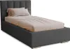 Jednolůžková čalouněná postel 100x200 EMPORIA - ocelová Náhled obrázku produktu 2