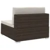 set di divani da giardino 4 pezzi con cuscini in poly Anteprima dell’immagine prodotto 10