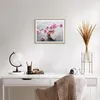 Gerahmtes Poster - Rahmen in heller Eiche - Yoga weiblich Produktbild-Vorschau 6