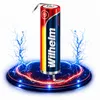 1 x Lithium Ionen Akku Wilhelm 3,7 V LÖTFAHNE Z Form 800 Produktbild-Vorschau 1