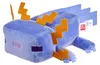 Mattel Minecraft weiches Spielzeug blaues Axolotl, ca. 20 Produktbild-Vorschau 2