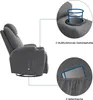 A recliner chair with callouts highlighting its features. Náhled obrázku produktu
